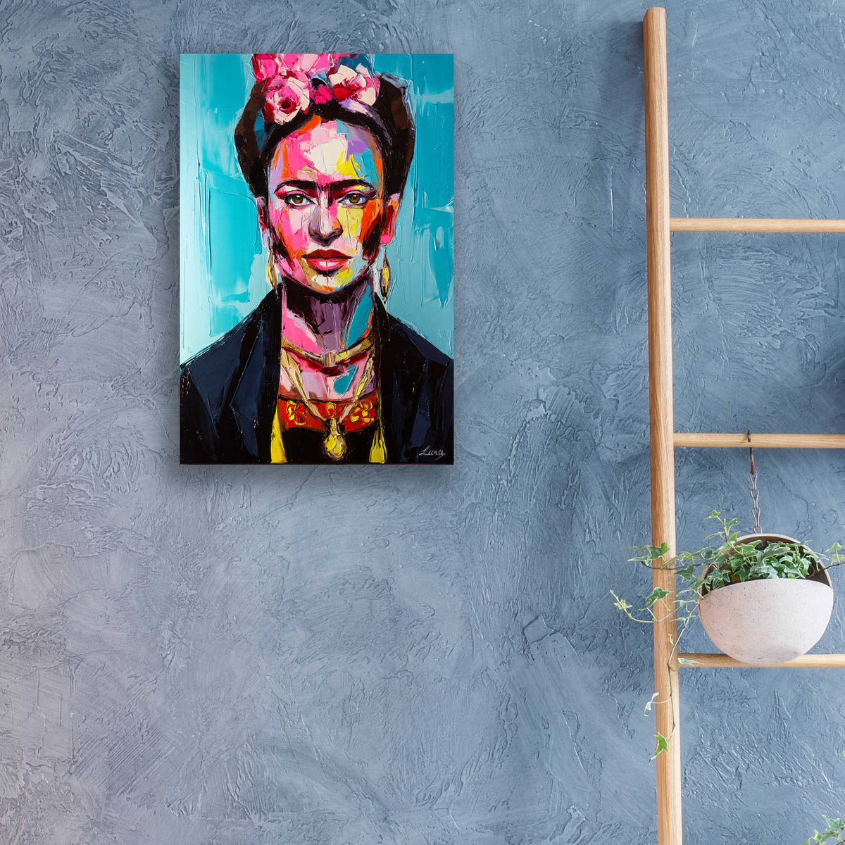 Epic Art 'Frida,' Acrylic Glass Wall Art,16x24