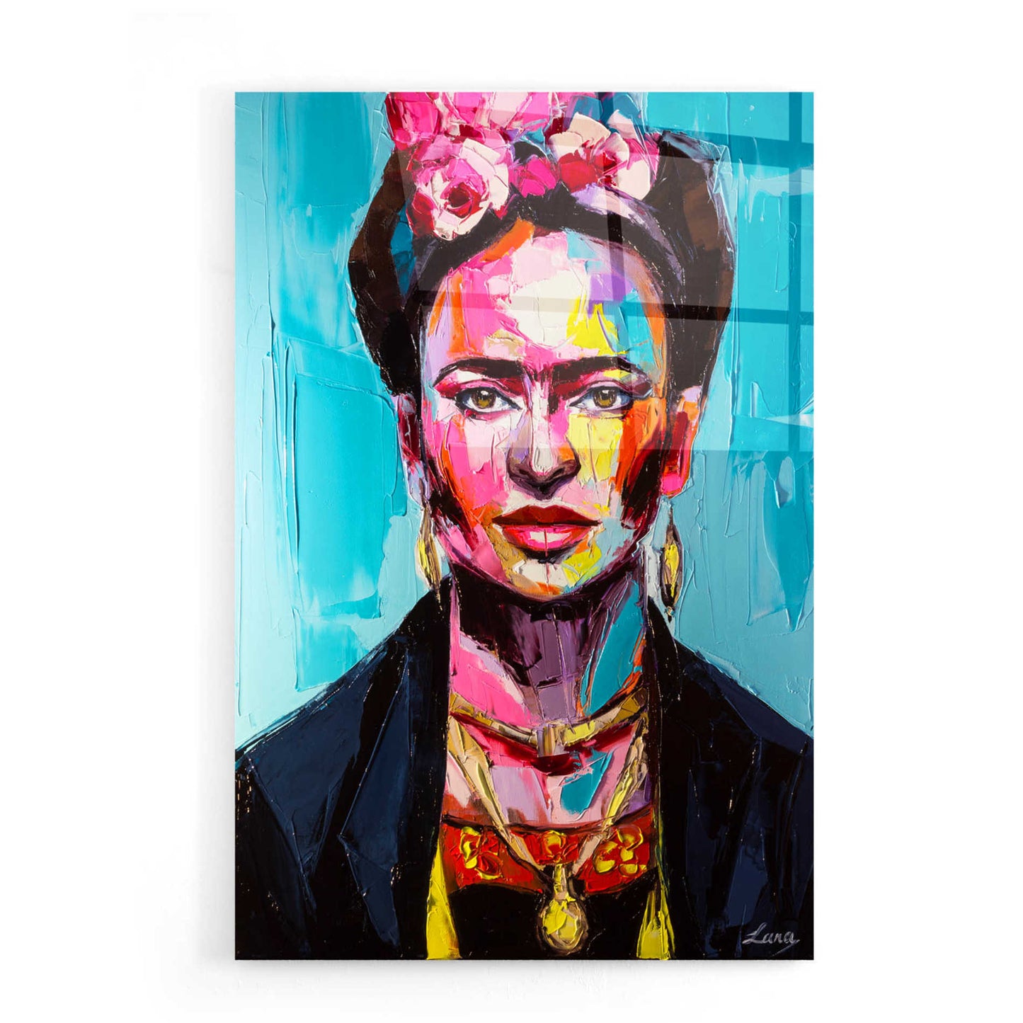 Epic Art 'Frida,' Acrylic Glass Wall Art,16x24