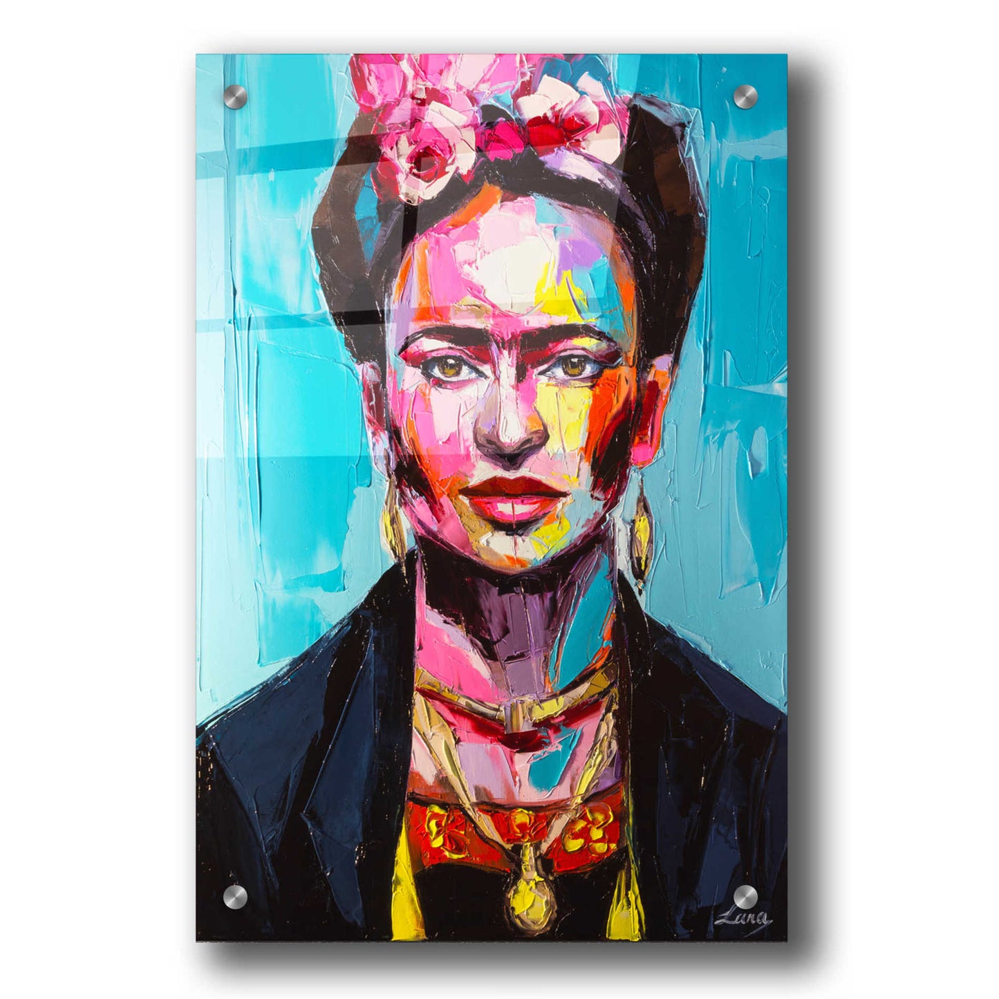 Epic Art 'Frida,' Acrylic Glass Wall Art,24x36