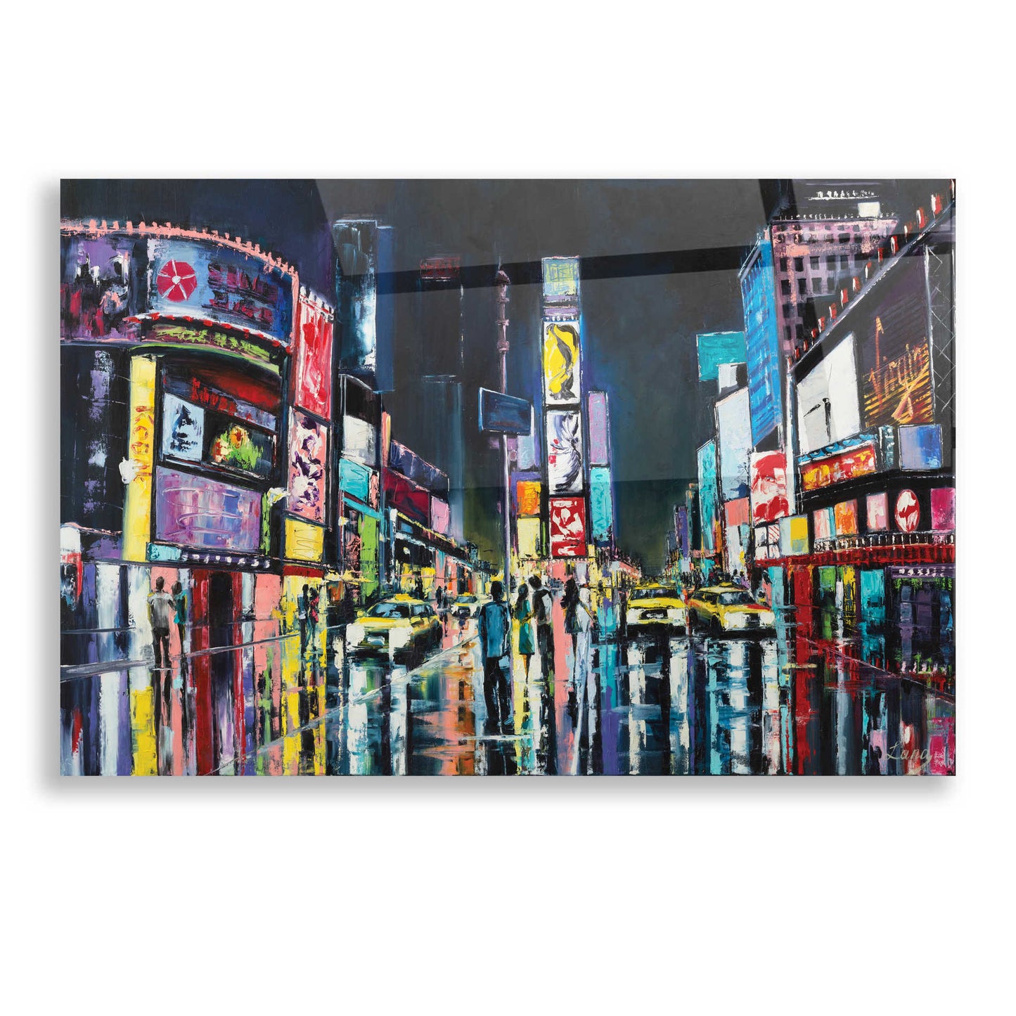 Epic Art 'Ny,' Acrylic Glass Wall Art,16x12