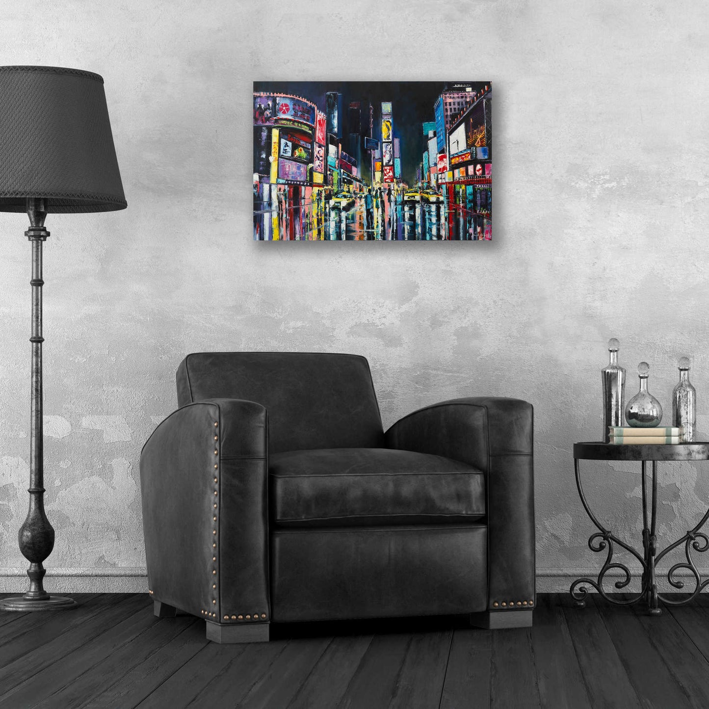 Epic Art 'Ny,' Acrylic Glass Wall Art,24x16