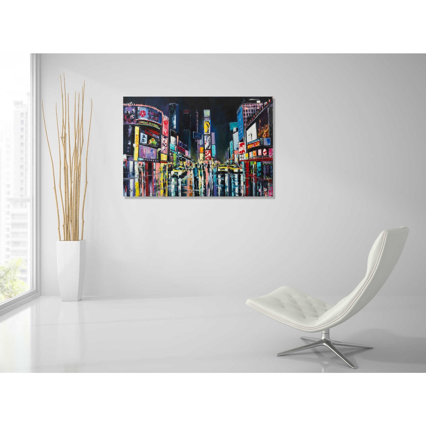 Epic Art 'Ny,' Acrylic Glass Wall Art,36x24