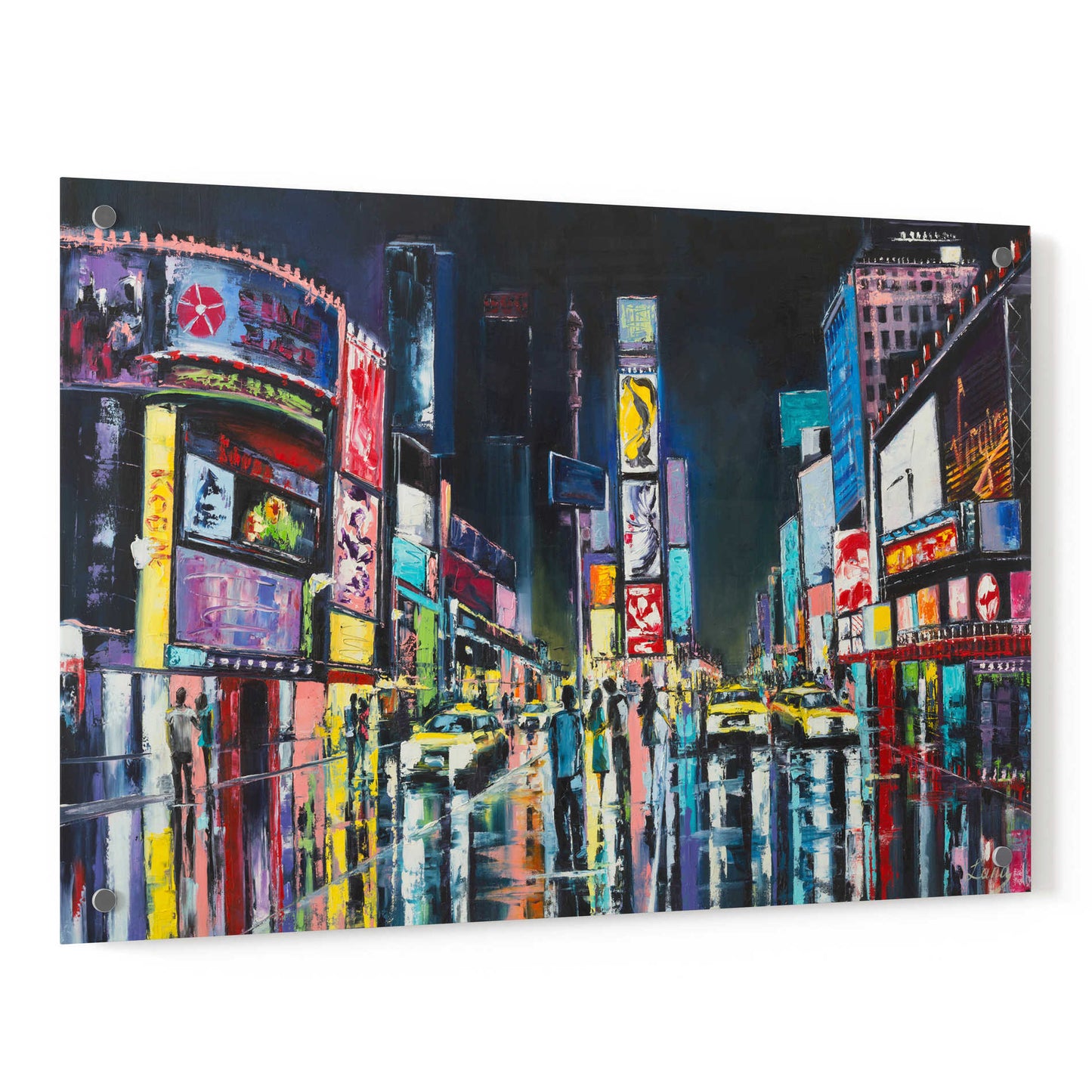 Epic Art 'Ny,' Acrylic Glass Wall Art,36x24