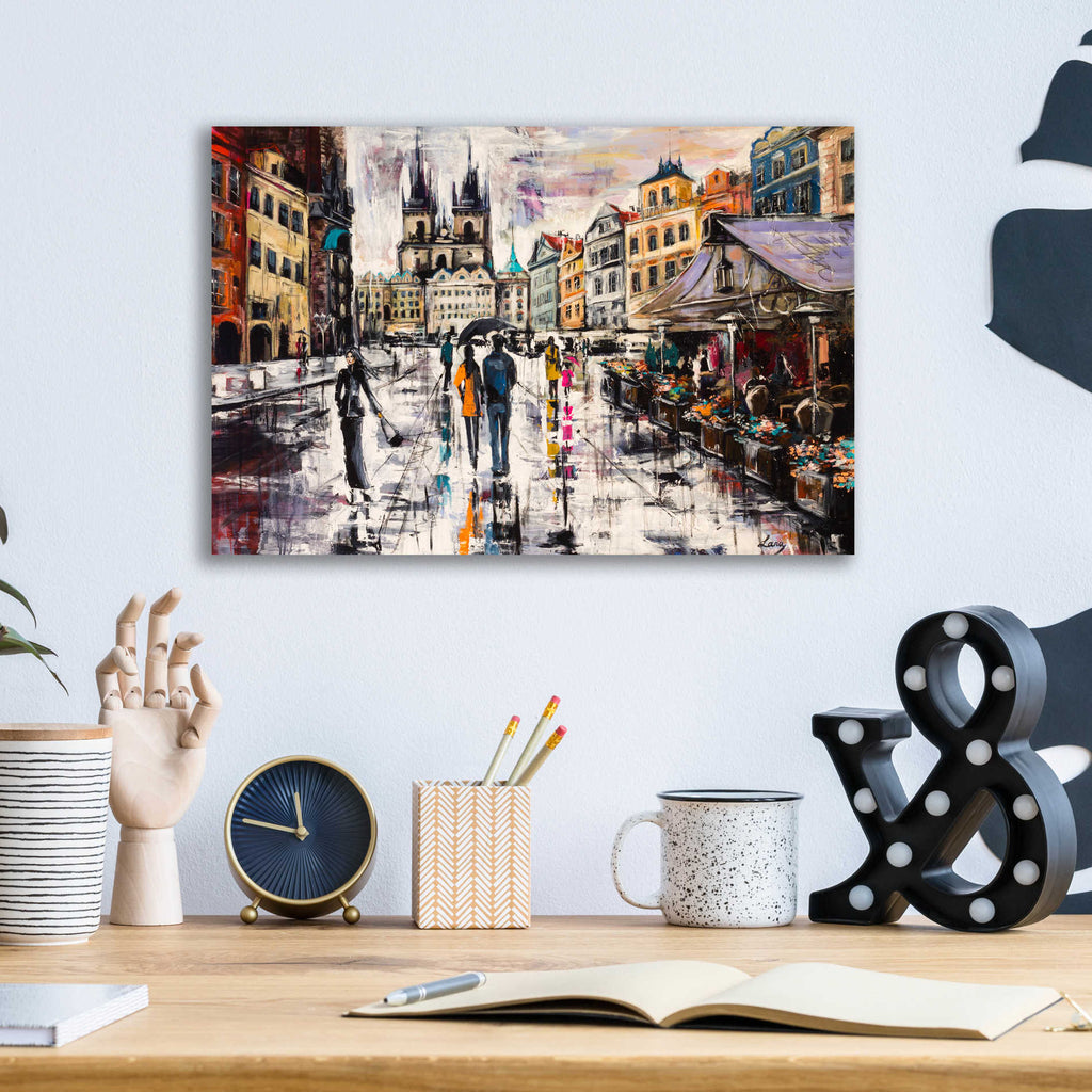 Epic Art 'Prague Staromestska,' Acrylic Glass Wall Art,16x12