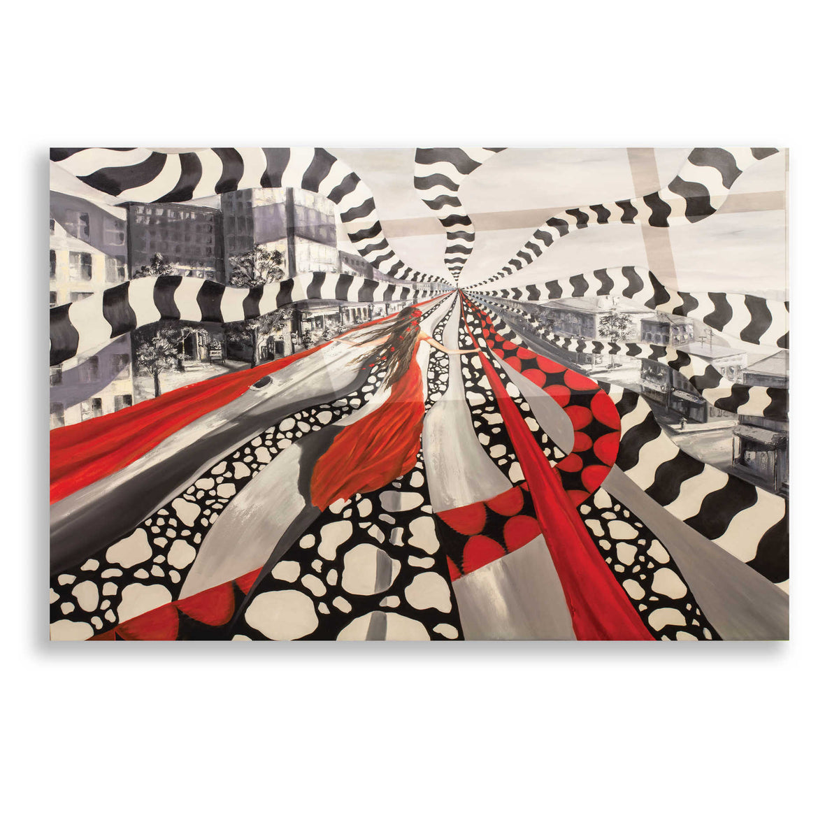 Epic Art 'X And Y,' Acrylic Glass Wall Art