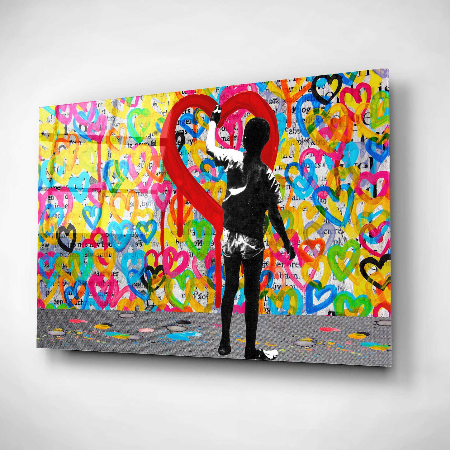 Epic Art 'PUT MY HEART INTO IT' by DB Waterman, Acrylic Glass Wall Art,16x12