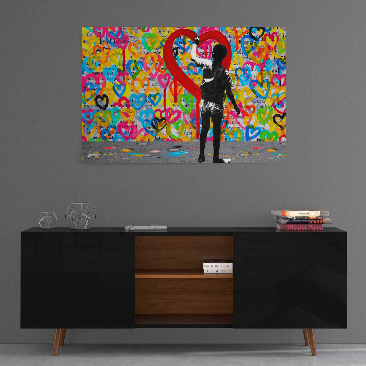 Epic Art 'PUT MY HEART INTO IT' by DB Waterman, Acrylic Glass Wall Art,36x24