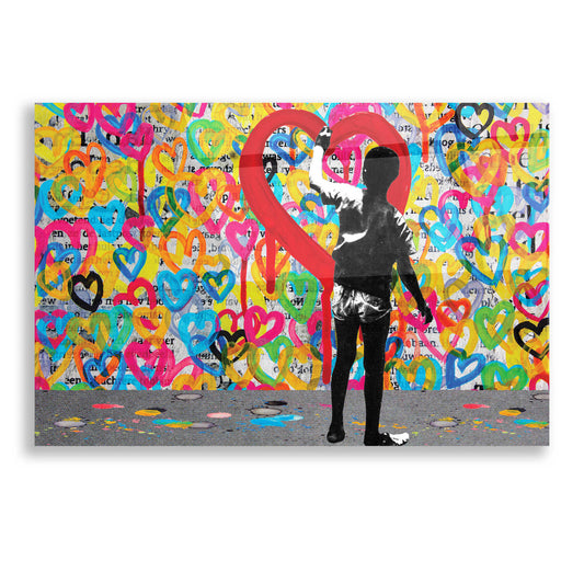 Epic Art 'PUT MY HEART INTO IT' by DB Waterman, Acrylic Glass Wall Art