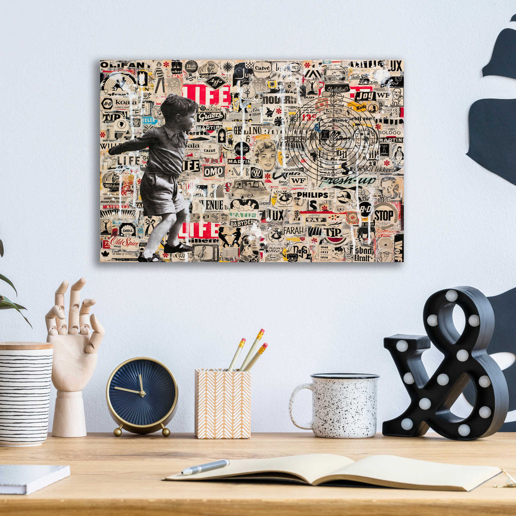 Epic Art 'TARGET' by DB Waterman, Acrylic Glass Wall Art,16x12