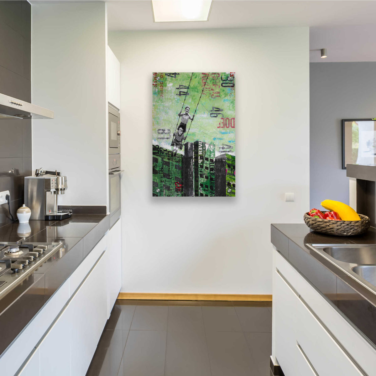Epic Art 'TUESDAY SWING' by DB Waterman, Acrylic Glass Wall Art,24x36