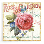 Epic Art 'Rose Garden I' by Lisa Audit, Acrylic Glass Wall Art