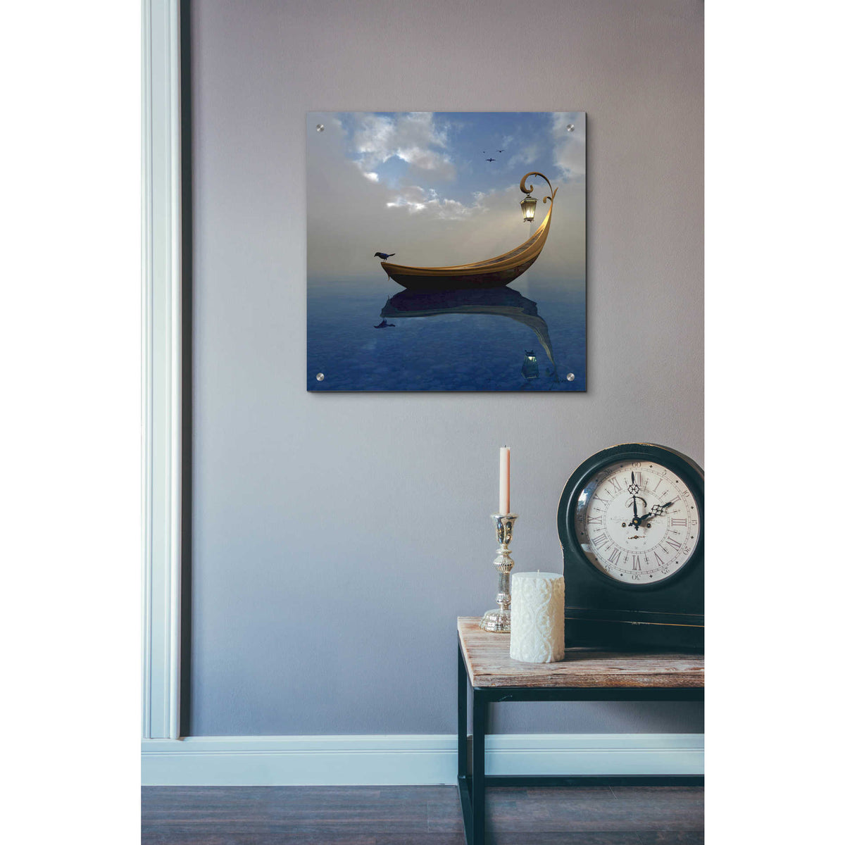 Epic Art 'Narcissism' by Cynthia Decker, Acrylic Glass Wall Art,24x24