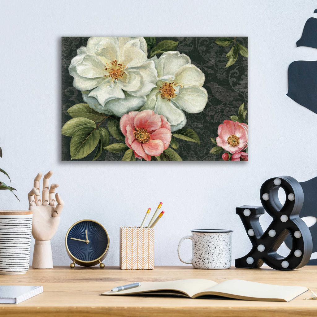 Epic Art 'Floral Damask I' by Lisa Audit, Acrylic Glass Wall Art,16x12