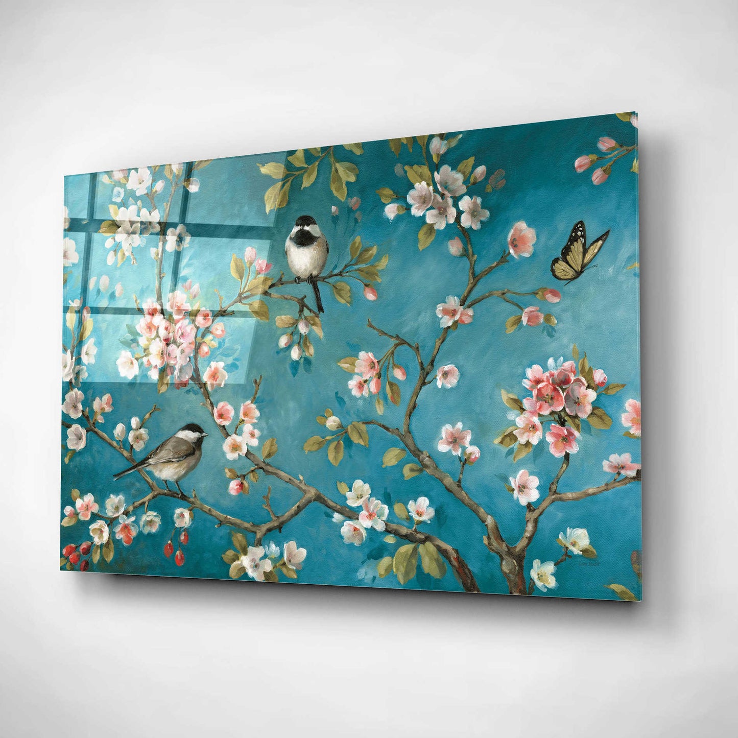 Epic Art 'Blossom I' by Lisa Audit, Acrylic Glass Wall Art,16x12