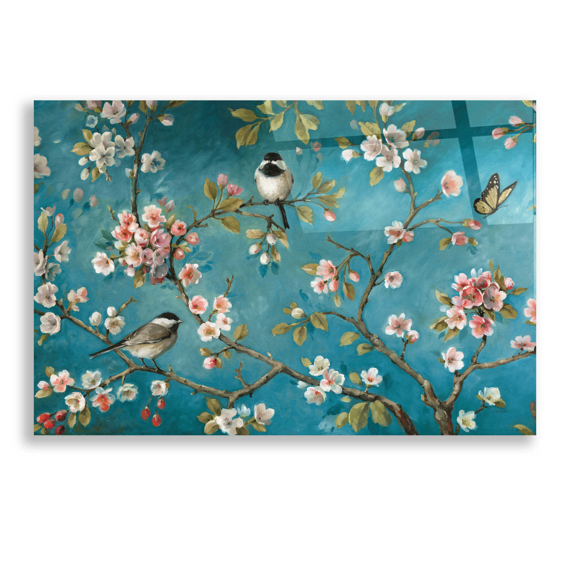 Epic Art 'Blossom I' by Lisa Audit, Acrylic Glass Wall Art,24x16