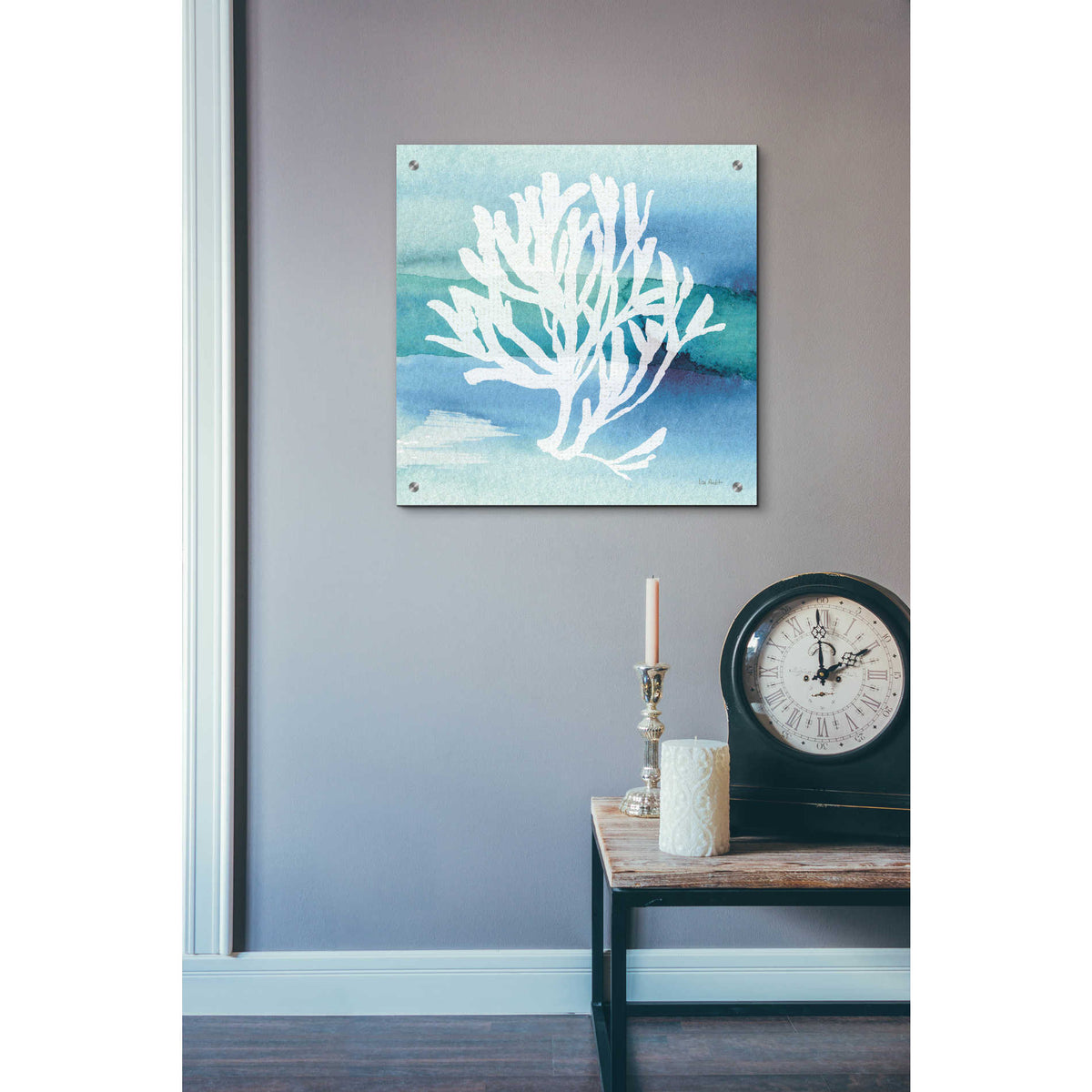 Epic Art 'Sea Life Coral I' by Lisa Audit, Acrylic Glass Wall Art,24x24