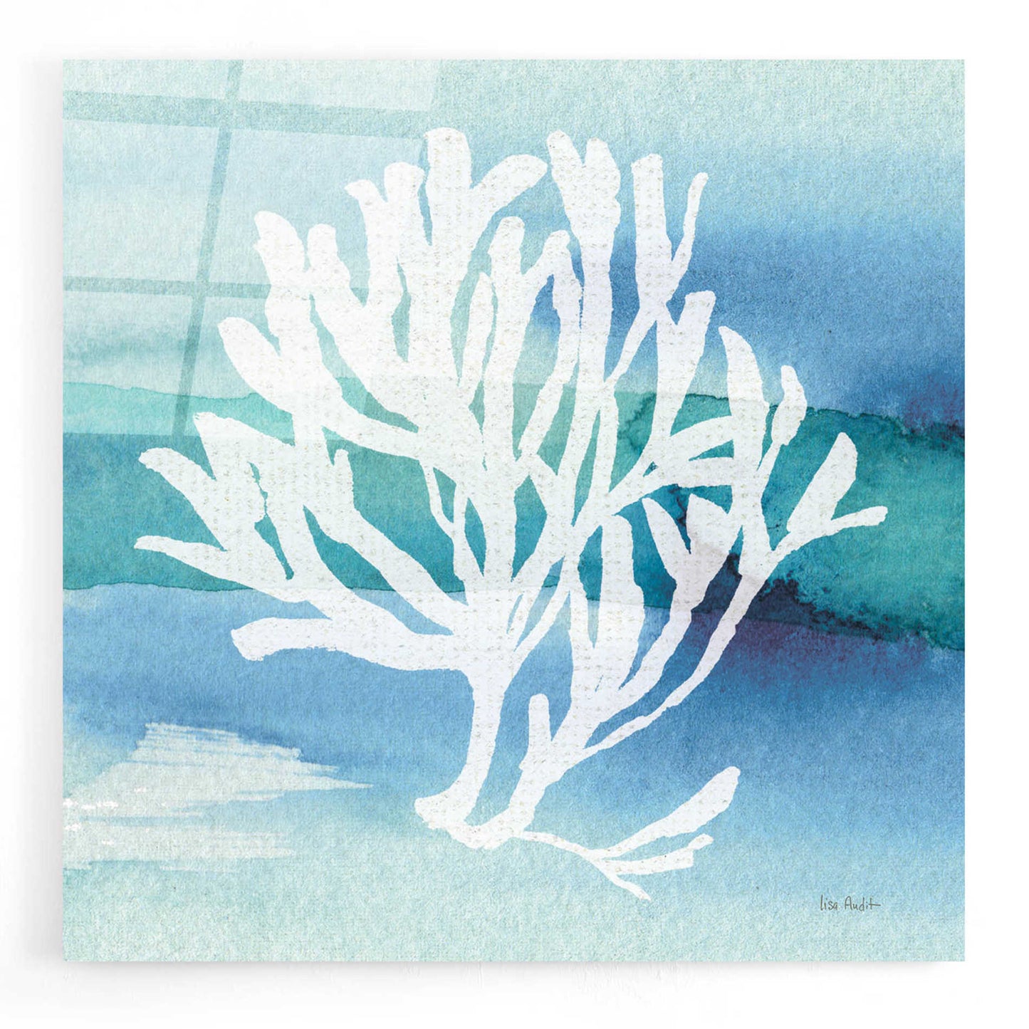 Epic Art 'Sea Life Coral I' by Lisa Audit, Acrylic Glass Wall Art