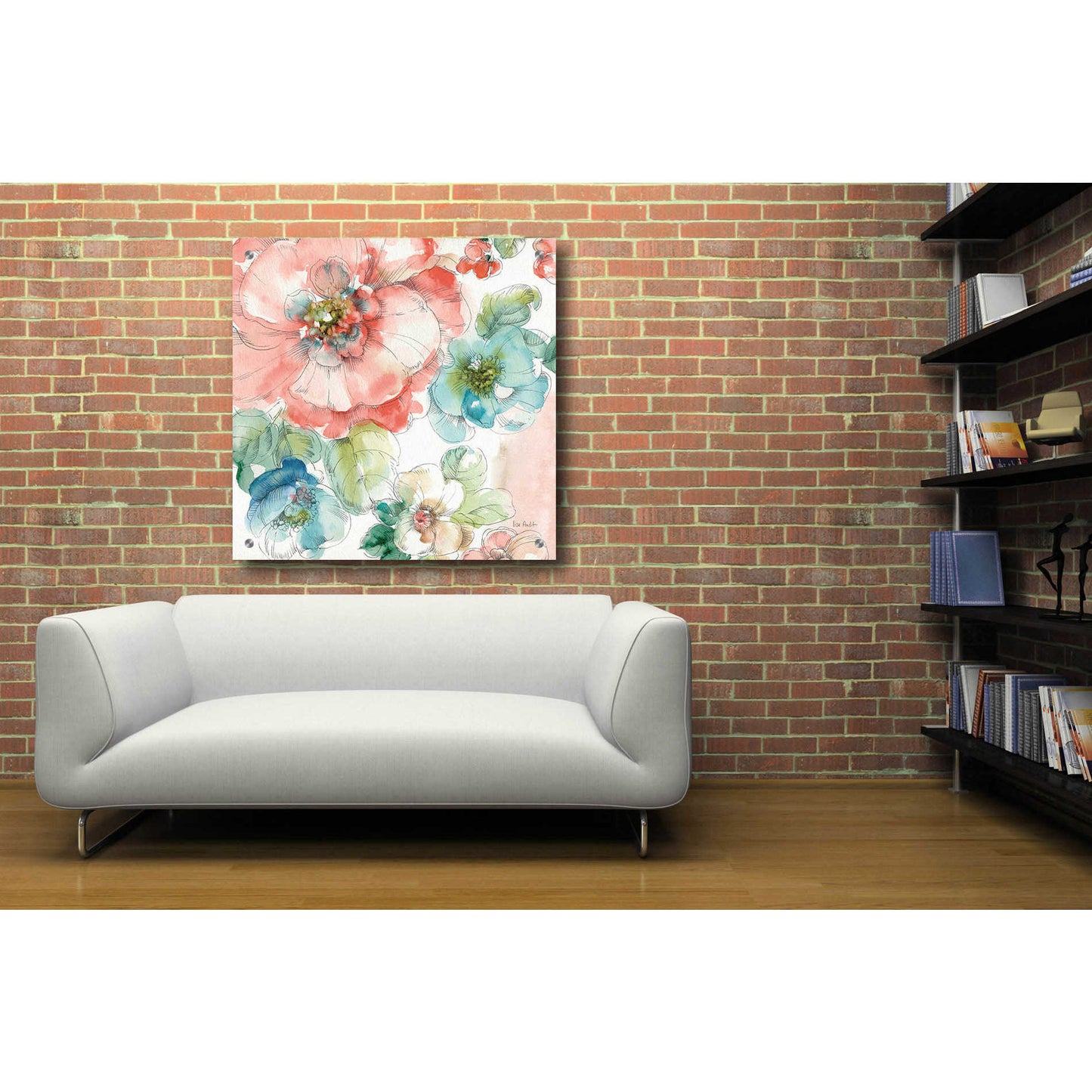 Epic Art 'Summer Bloom II' by Lisa Audit, Acrylic Glass Wall Art,36x36