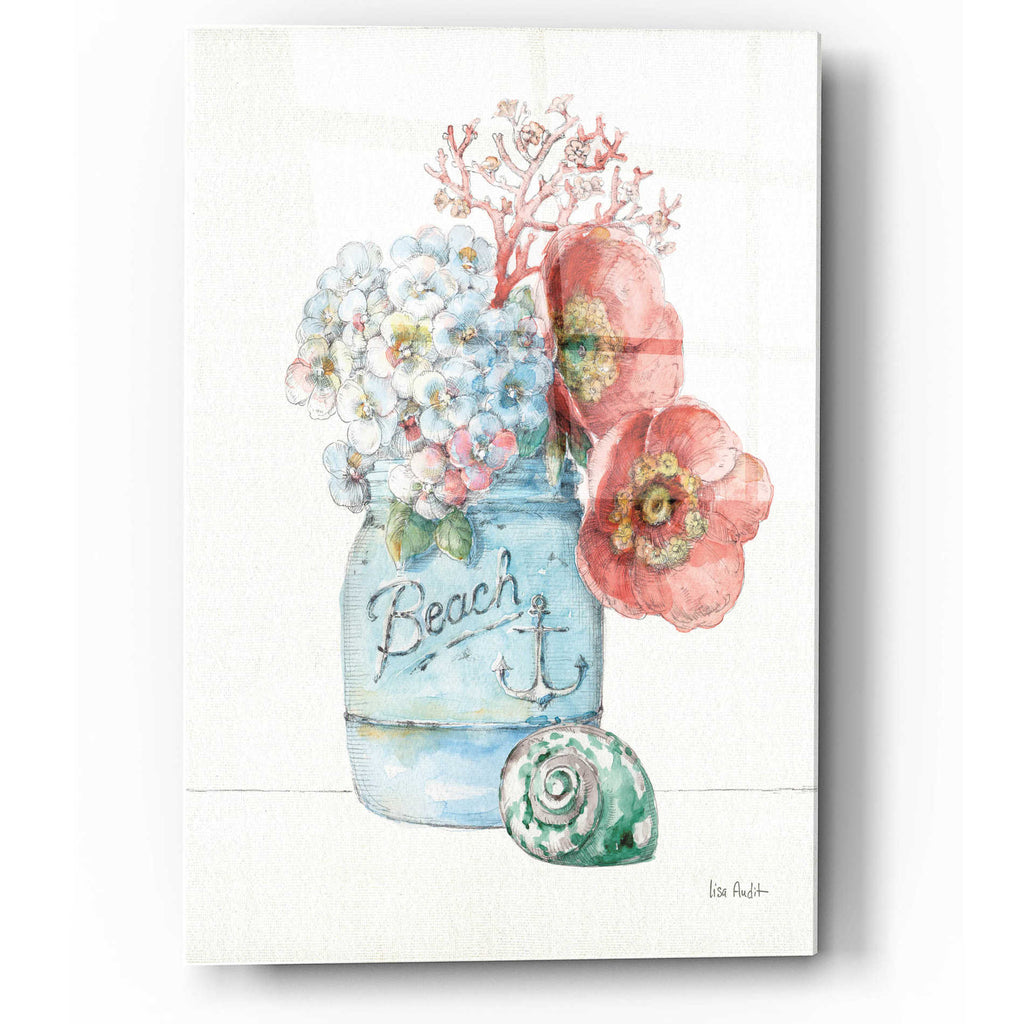 Epic Art 'Sea Finds I' by Lisa Audit, Acrylic Glass Wall Art