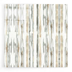 Epic Art 'Sand and Sea Gold Stripes' by Lisa Audit, Acrylic Glass Wall Art