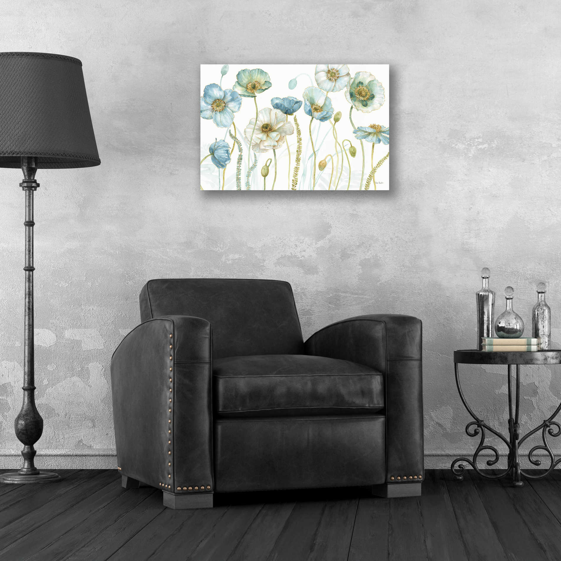 Epic Art 'My Greenhouse Flowers I' by Lisa Audit, Acrylic Glass Wall Art,24x16
