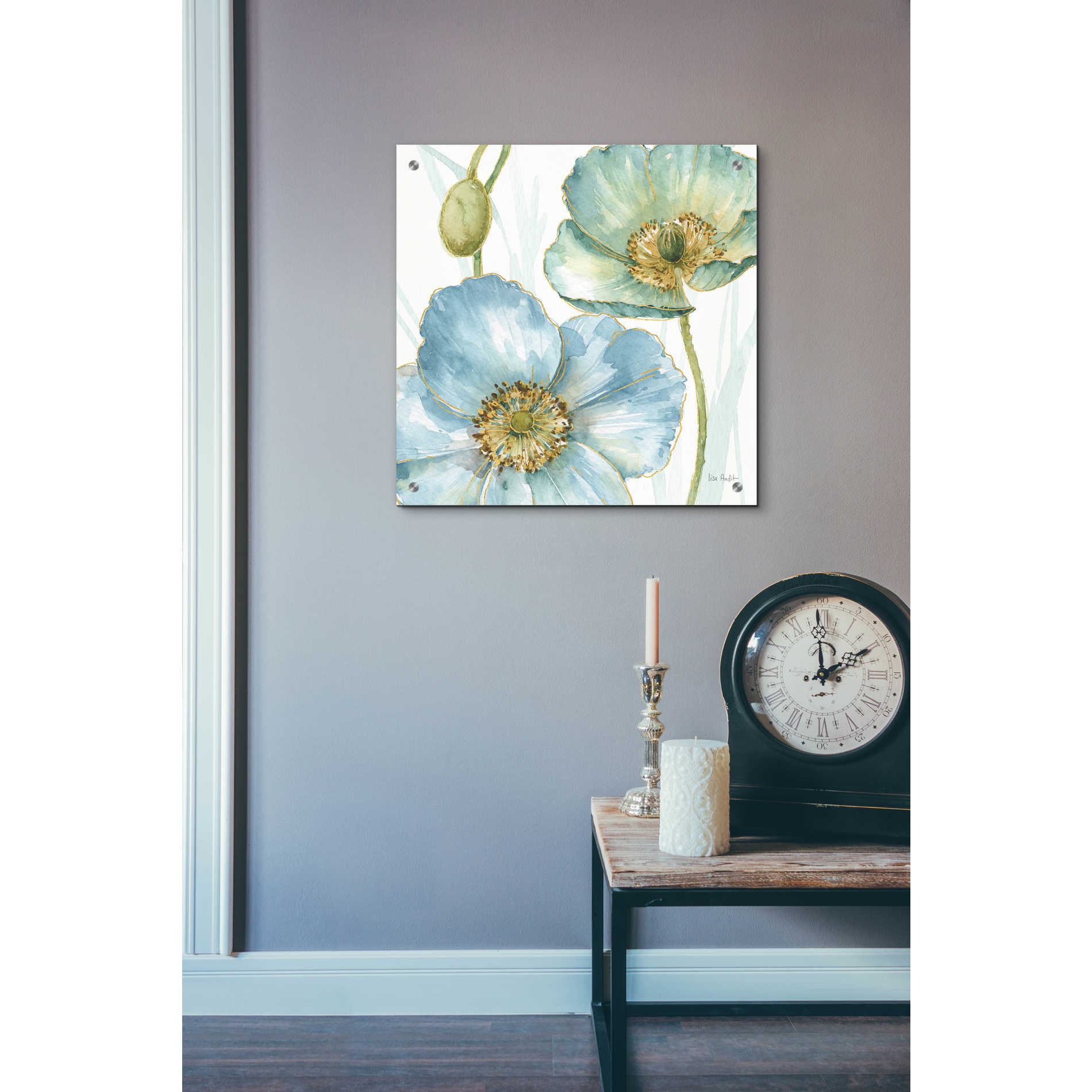 Epic Art 'My Greenhouse Flowers II' by Lisa Audit, Acrylic Glass Wall Art,24x24