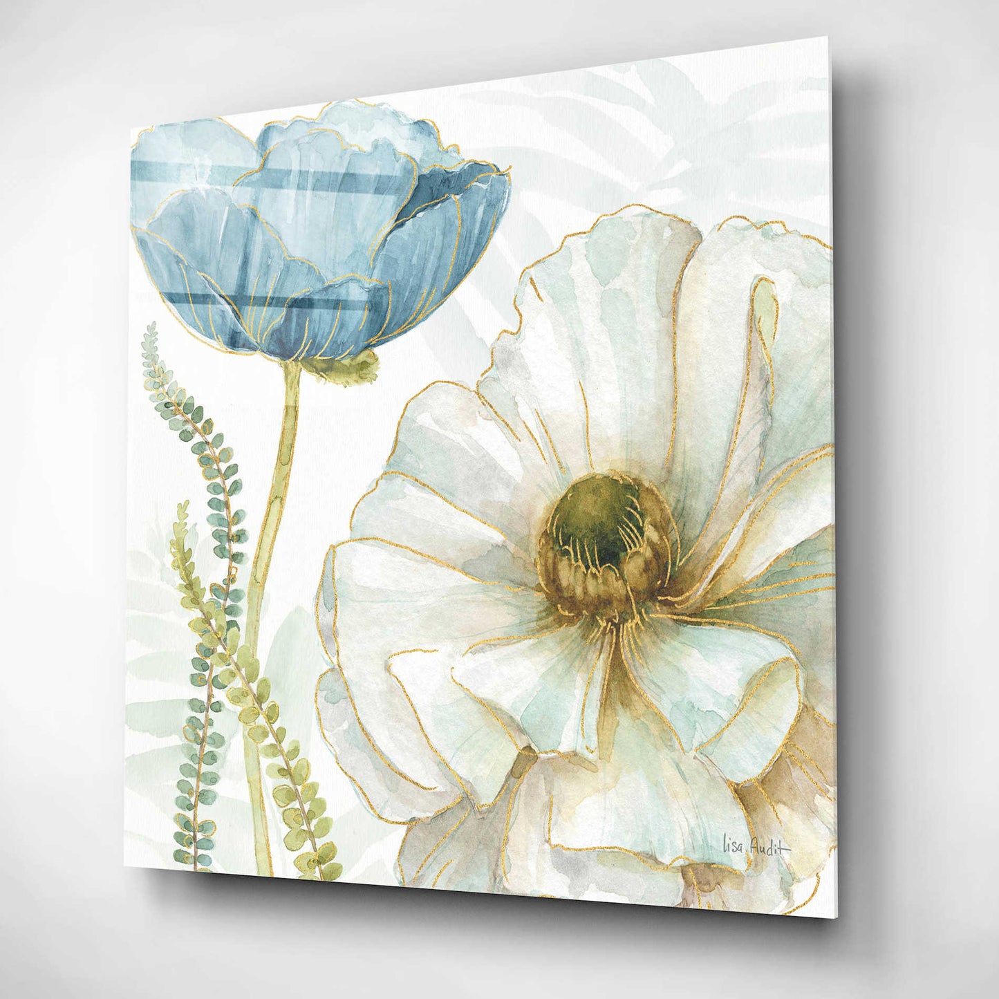 Epic Art 'My Greenhouse Flowers III' by Lisa Audit, Acrylic Glass Wall Art,12x12