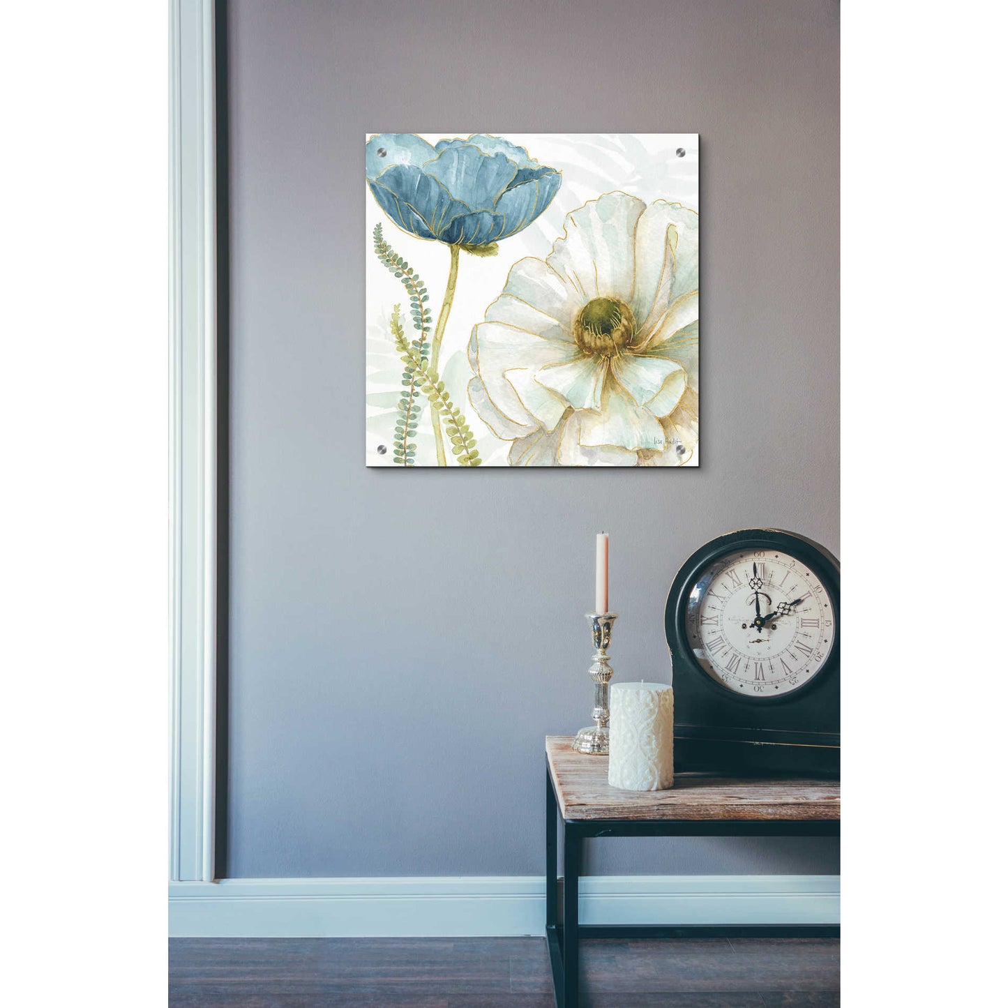 Epic Art 'My Greenhouse Flowers III' by Lisa Audit, Acrylic Glass Wall Art,24x24