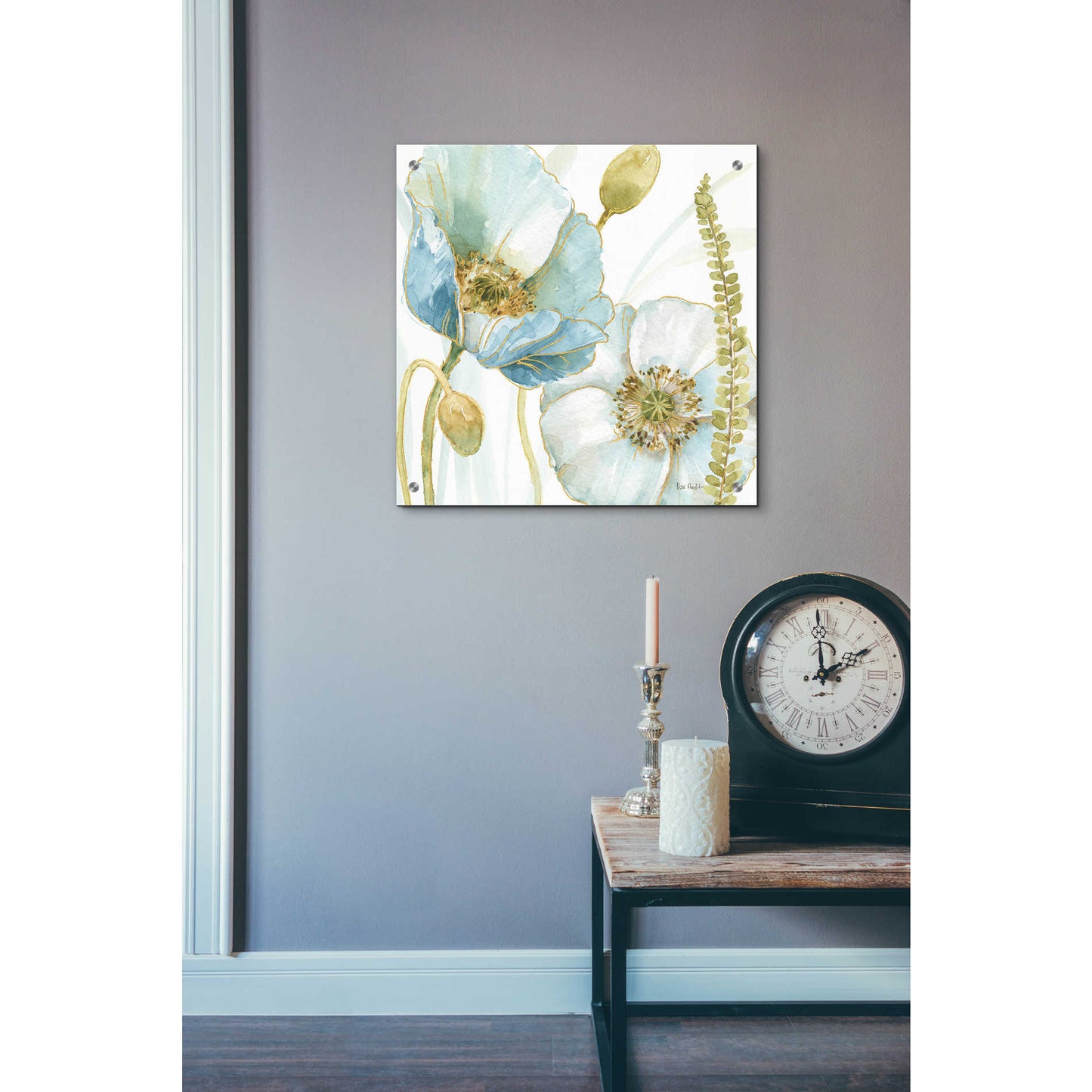 Epic Art 'My Greenhouse Flowers IV' by Lisa Audit, Acrylic Glass Wall Art,24x24