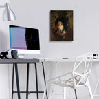 Epic Art 'Cat with Kittens' by Henriette Ronner-Knip, Acrylic Glass Wall Art,12x16
