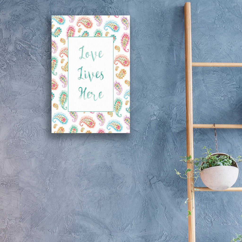 Epic Art 'Rainbow Seeds Love Lives' by Lisa Audit, Acrylic Glass Wall Art,16x24