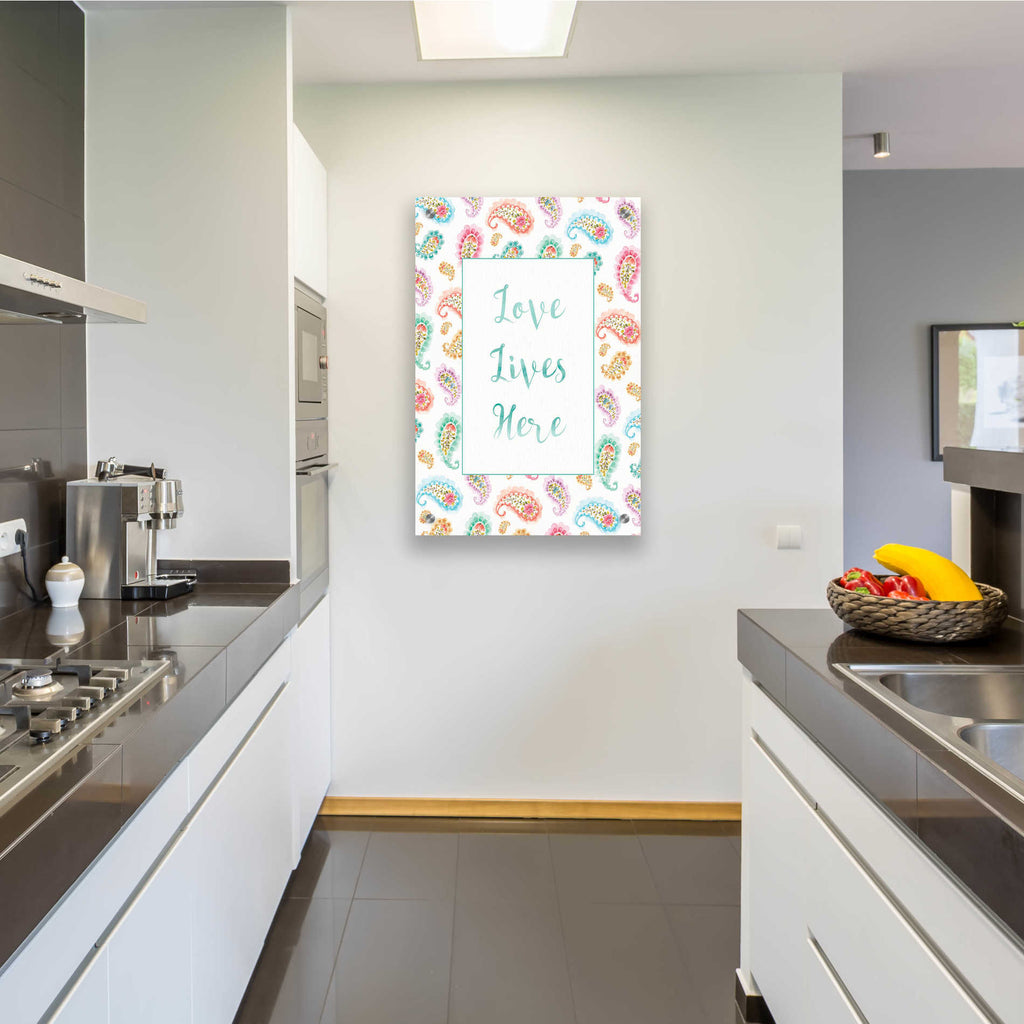 Epic Art 'Rainbow Seeds Love Lives' by Lisa Audit, Acrylic Glass Wall Art,24x36