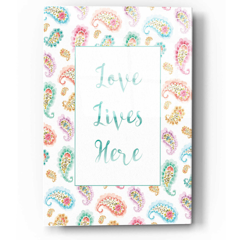 Epic Art 'Rainbow Seeds Love Lives' by Lisa Audit, Acrylic Glass Wall Art