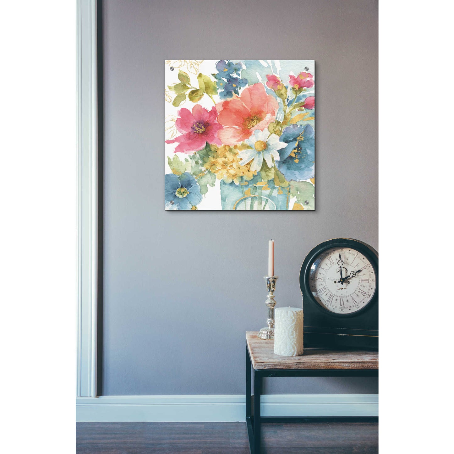 Epic Art 'My Garden Bouquet II,' by Lisa Audit, Acrylic Glass Wall Art,24x24