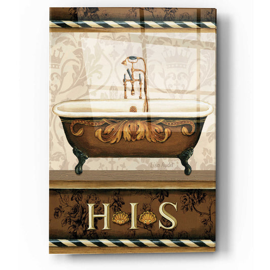 Epic Art 'Bourgoisie Bath I,' by Lisa Audit, Acrylic Glass Wall Art