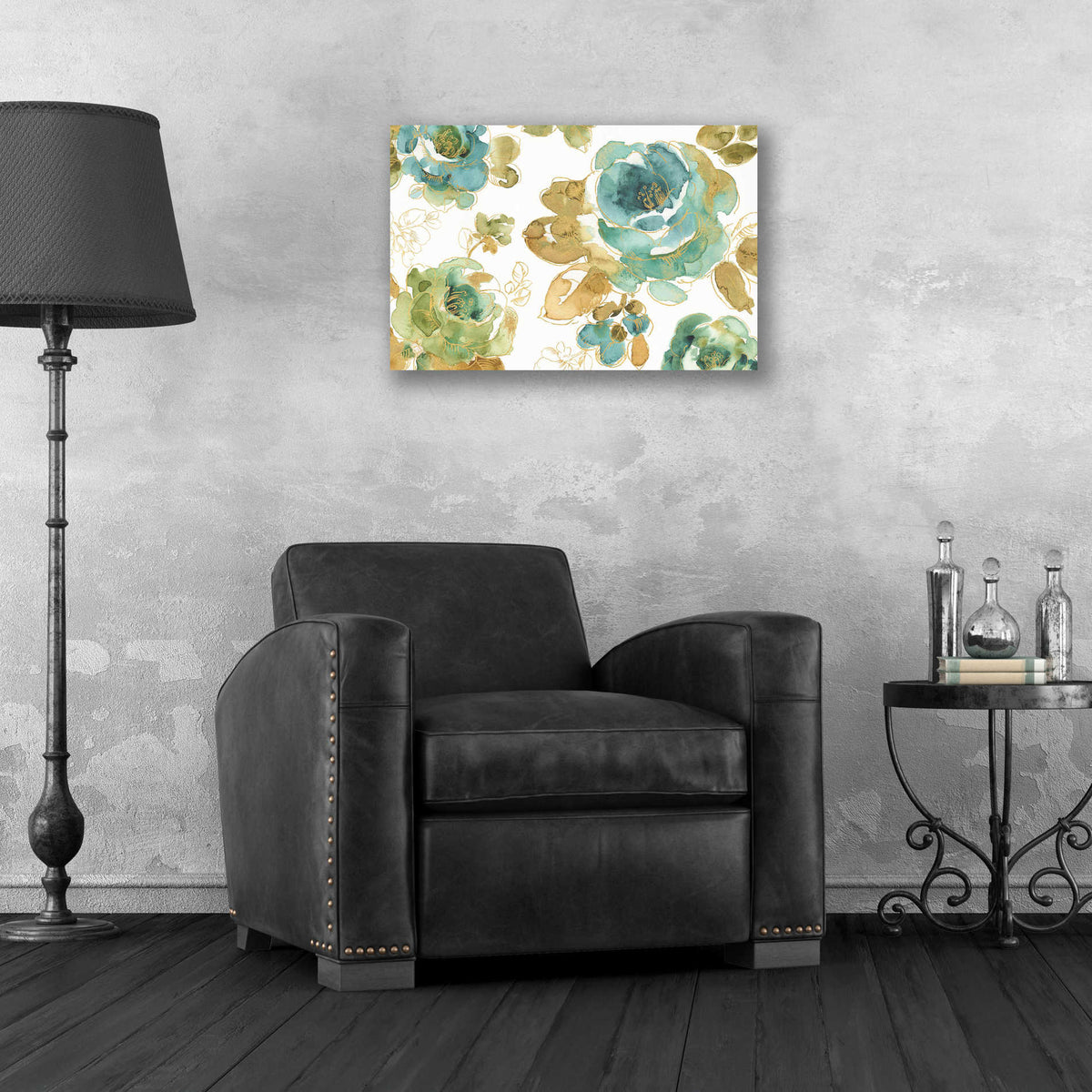 Epic Art 'My Greenhouse Roses I,' by Lisa Audit, Acrylic Glass Wall Art,24x16