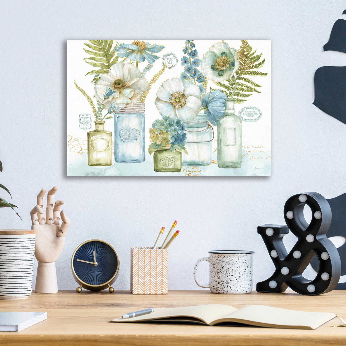 Epic Art 'My Greenhouse Bouquet I,' by Lisa Audit, Acrylic Glass Wall Art,16x12