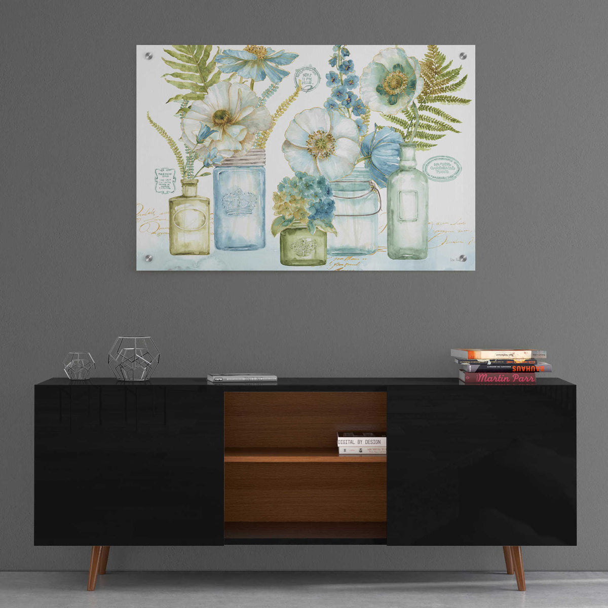 Epic Art 'My Greenhouse Bouquet I,' by Lisa Audit, Acrylic Glass Wall Art,36x24