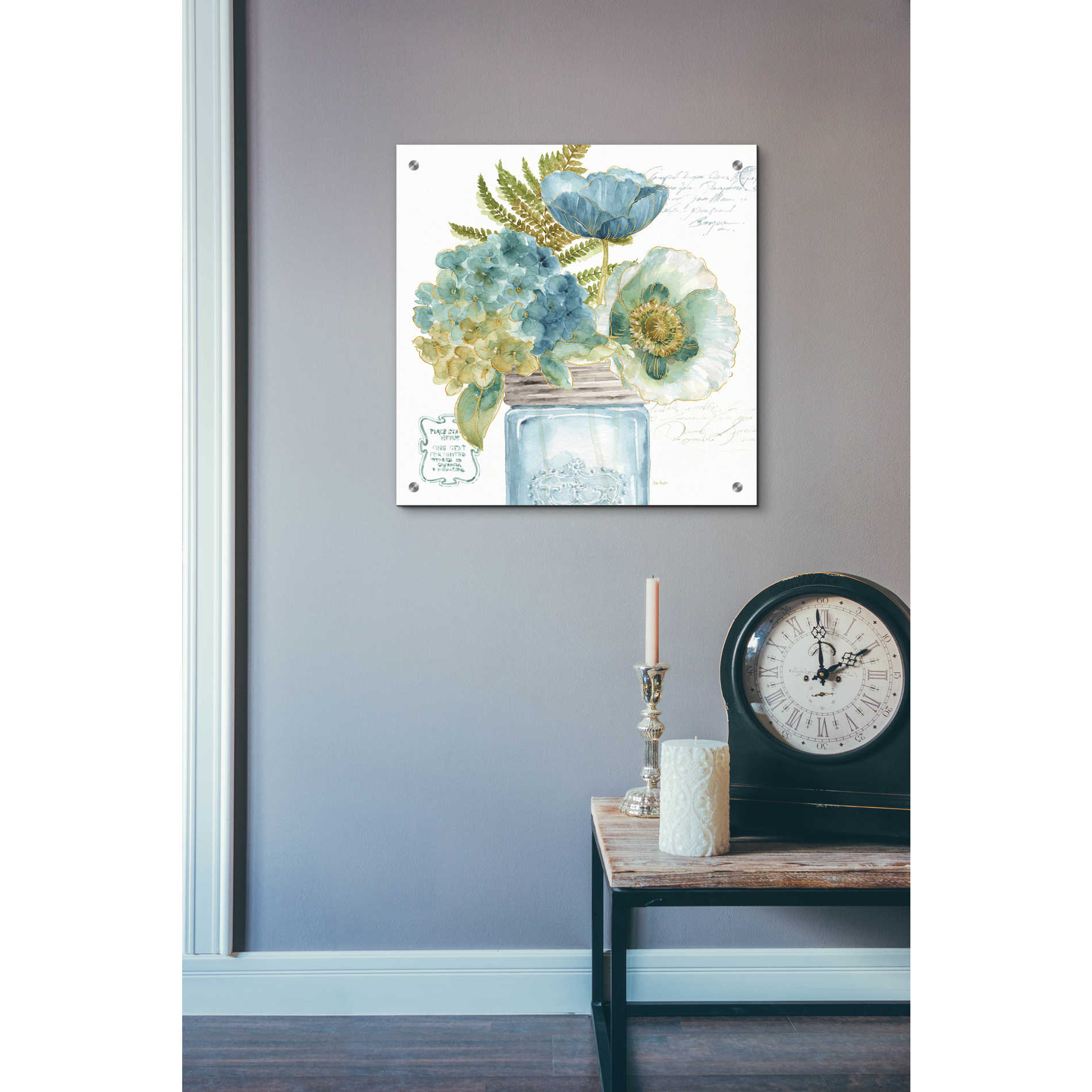 Epic Art 'My Greenhouse Bouquet III,' by Lisa Audit, Acrylic Glass Wall Art,24x24
