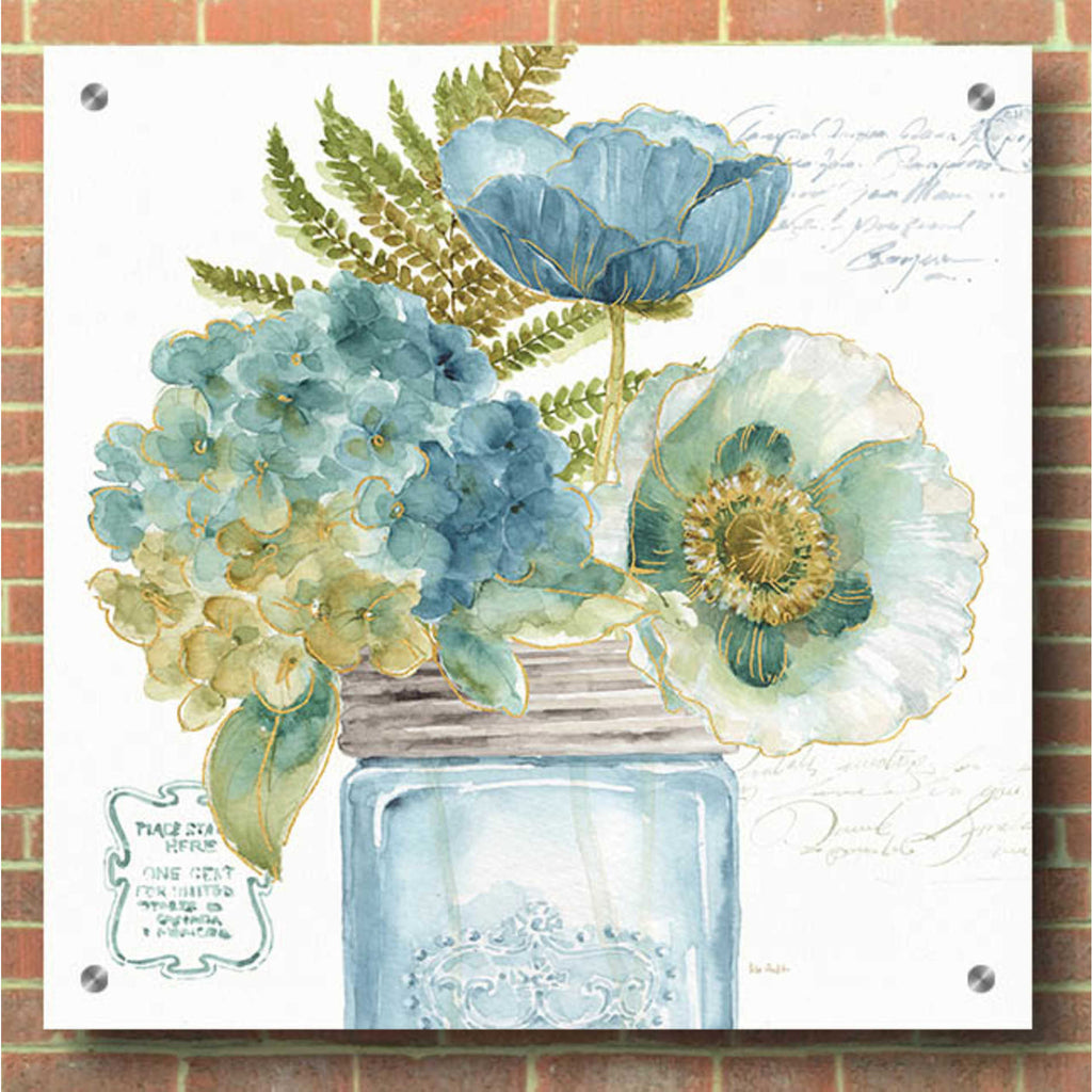 Epic Art 'My Greenhouse Bouquet III,' by Lisa Audit, Acrylic Glass Wall Art,36x36