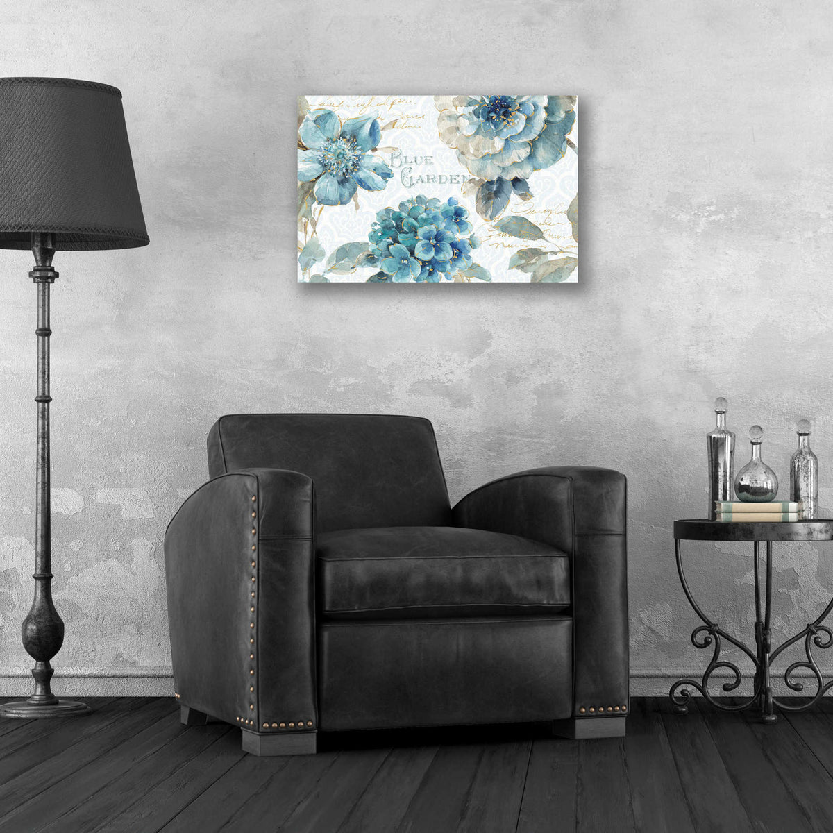 Epic Art 'Indigold I,' by Lisa Audit, Acrylic Glass Wall Art,24x16