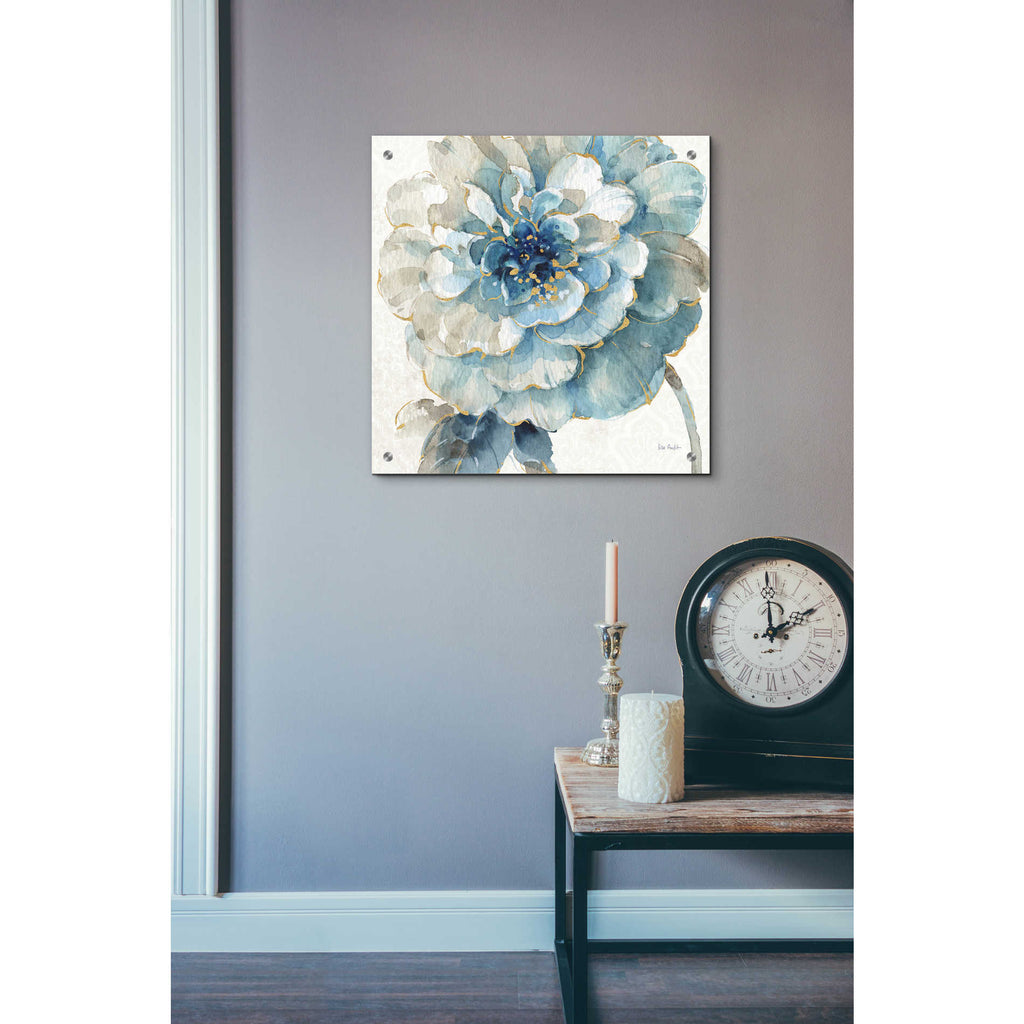 Epic Art 'Indigold VII,' by Lisa Audit, Acrylic Glass Wall Art,24x24