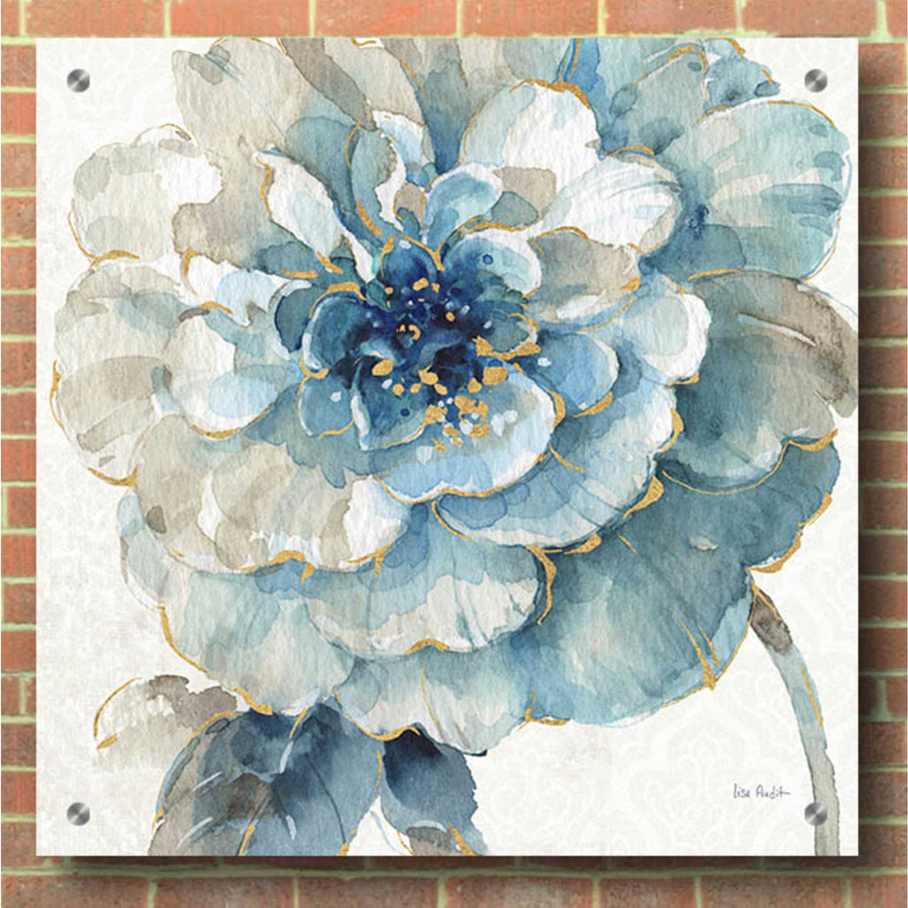 Epic Art 'Indigold VII,' by Lisa Audit, Acrylic Glass Wall Art,36x36