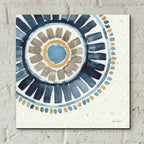 Epic Art 'Indigold XVII,' by Lisa Audit, Acrylic Glass Wall Art,12x12