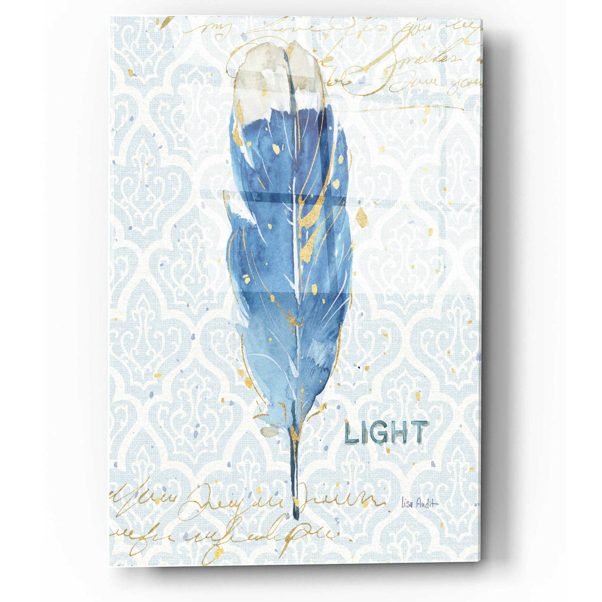 Epic Art 'Indigold XVIII,' by Lisa Audit, Acrylic Glass Wall Art