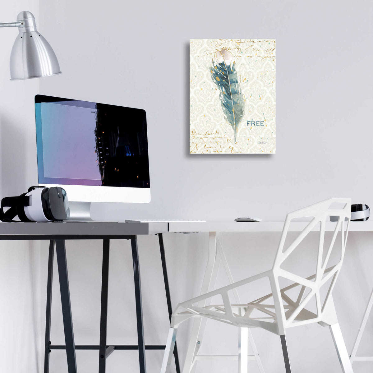 Epic Art 'Indigold XX,' by Lisa Audit, Acrylic Glass Wall Art,12x16
