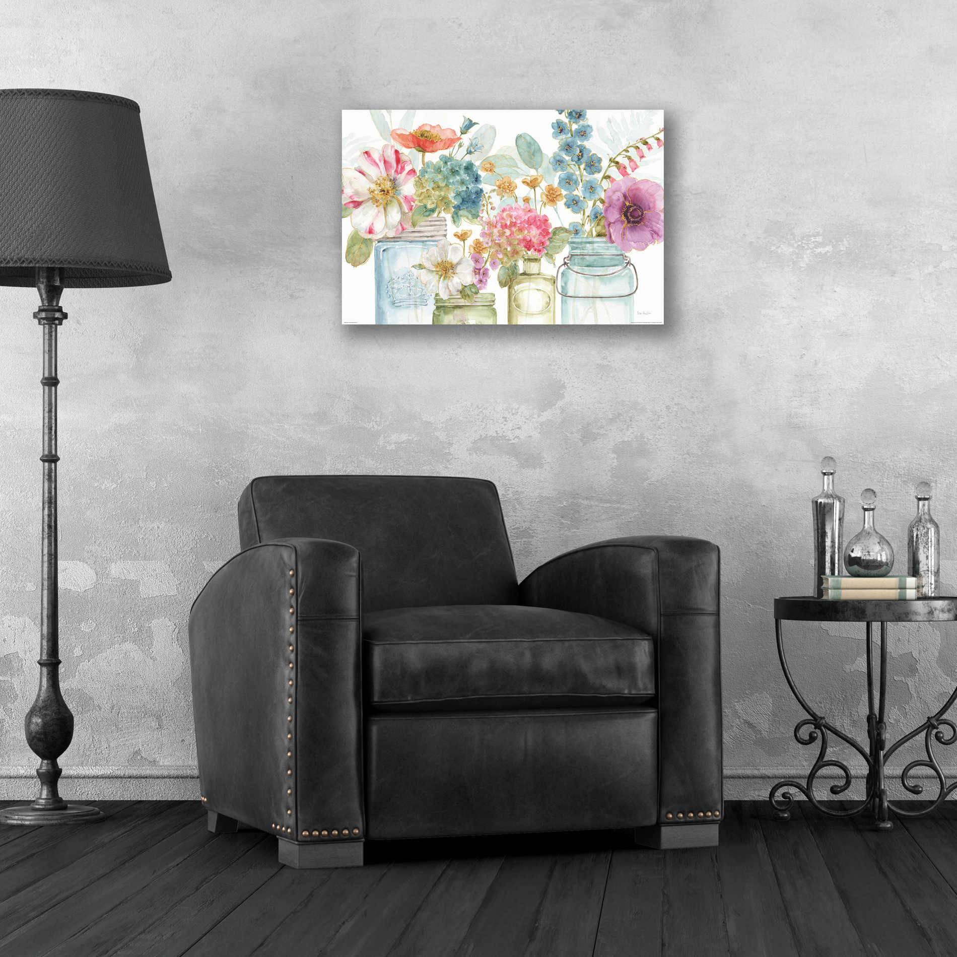 Epic Art 'Rainbow Seeds Flowers X' by Lisa Audit, Acrylic Glass Wall Art,24x16