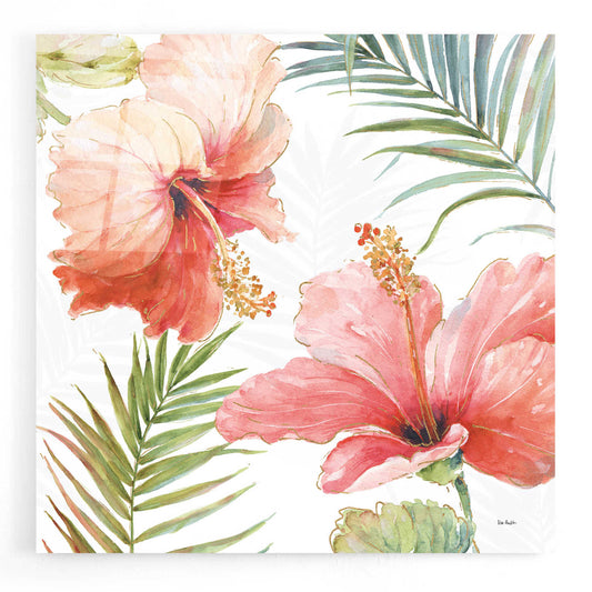 Epic Art 'Tropical Blush II' by Lisa Audit, Acrylic Glass Wall Art