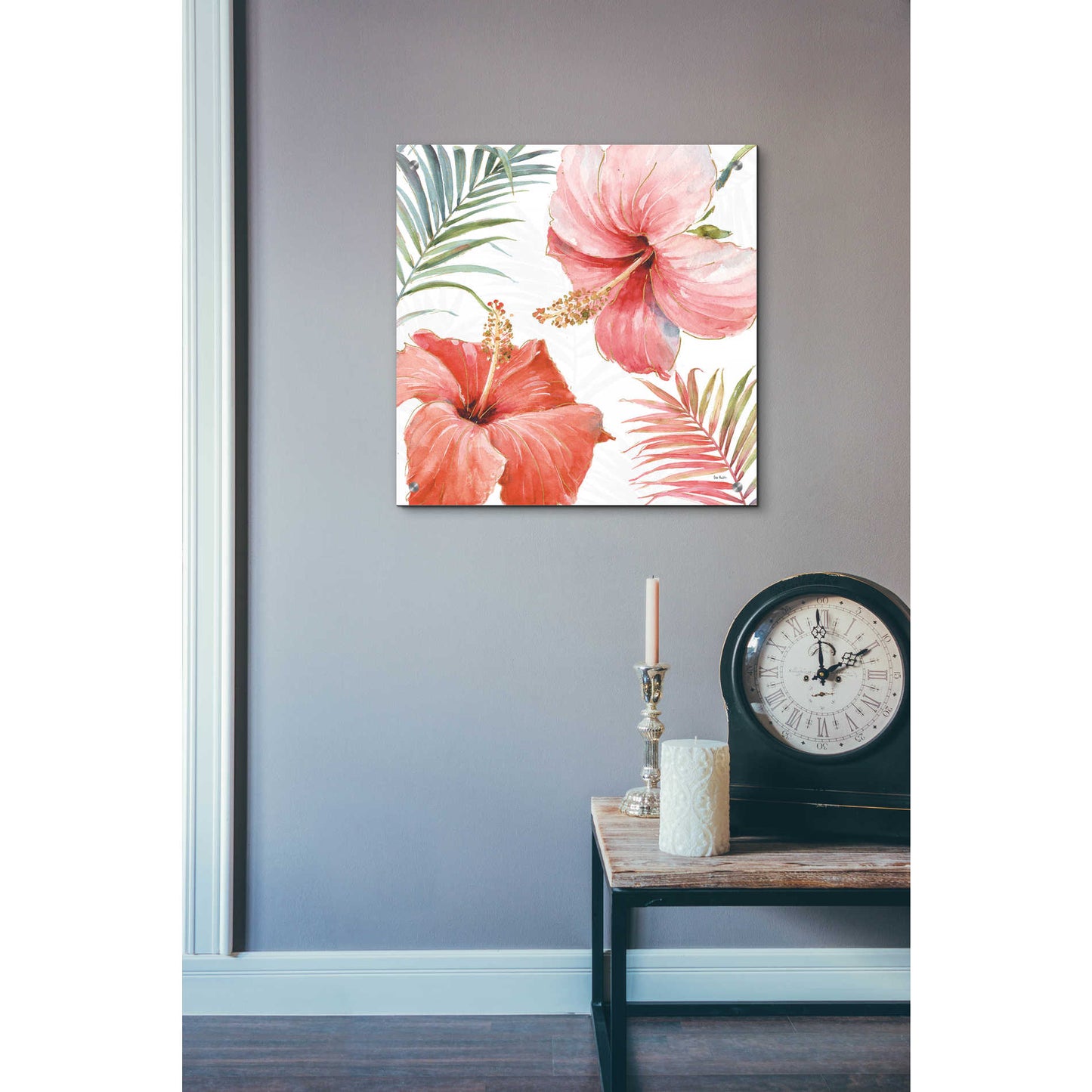 Epic Art 'Tropical Blush III' by Lisa Audit, Acrylic Glass Wall Art,24x24