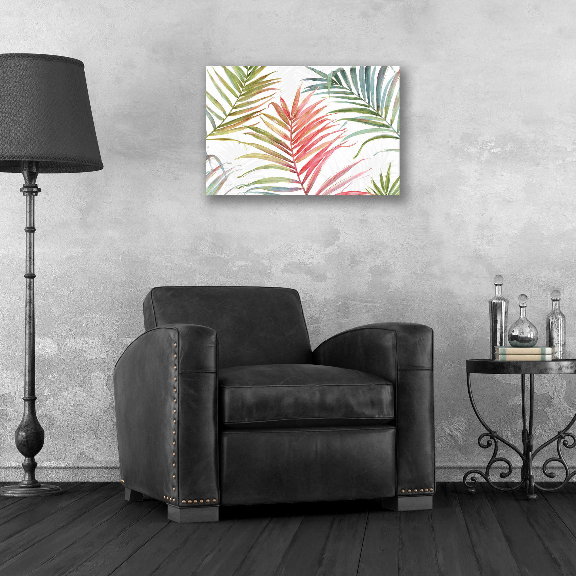 Epic Art 'Tropical Blush IV' by Lisa Audit, Acrylic Glass Wall Art,24x16